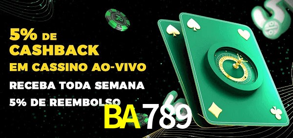 Promoções do cassino ao Vivo BA789